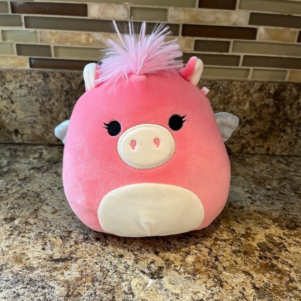 Squishmallow Paloma the Pink Pegasus Plush Toy with Wings 6” - Picture 2 of 11